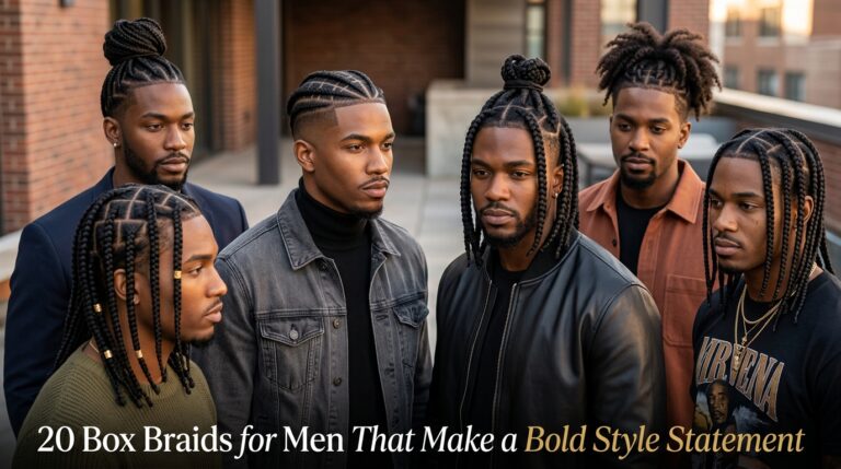 20 Box Braids for Men That Make a Bold Style Statement