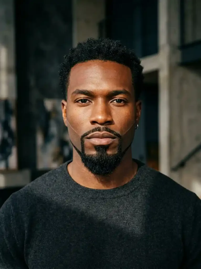 23 Beard Styles for Black Men That Elevate Your Look 10 Anchor Beard for Graphic Individual Elevated Statement