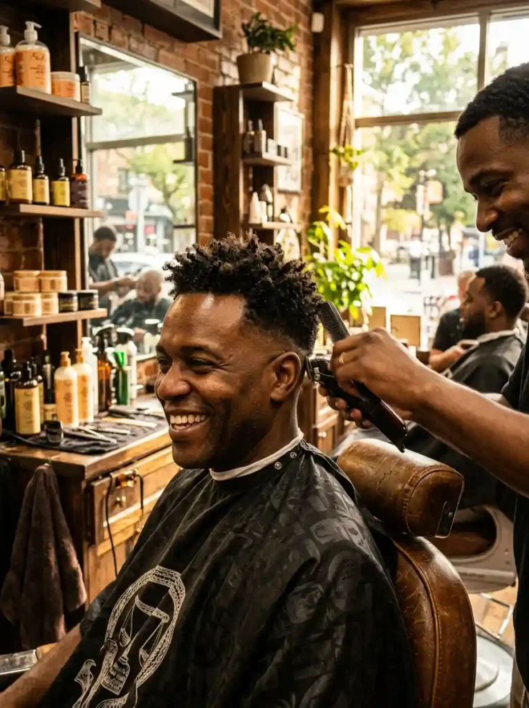 24 How to Do Fade Haircut Like a Pro at Home 12 Blending Curly or Coily Hair Into a Fade
