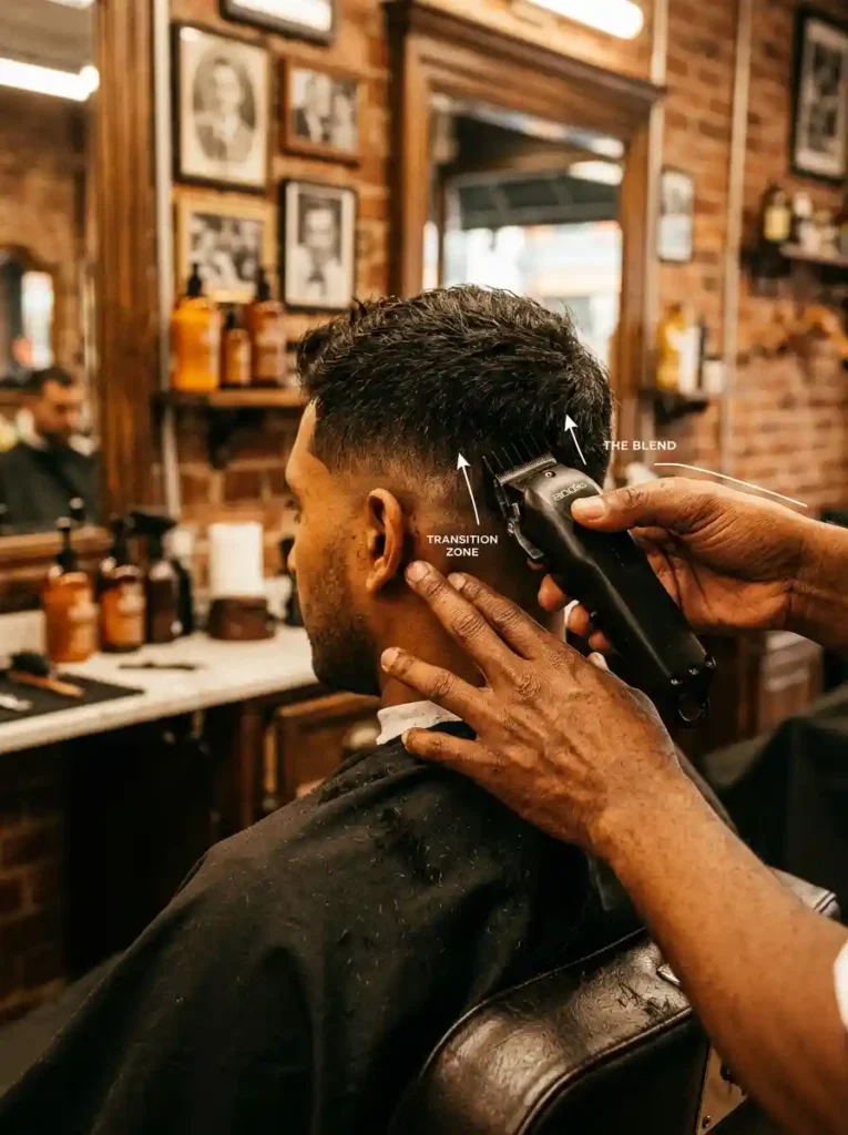 24 How to Do Fade Haircut Like a Pro at Home 8 Blending the Transition Zone — The Make or Break Step