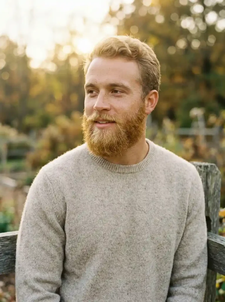 Blonde Beard with Skin Tone Harmony for Naturally Striking