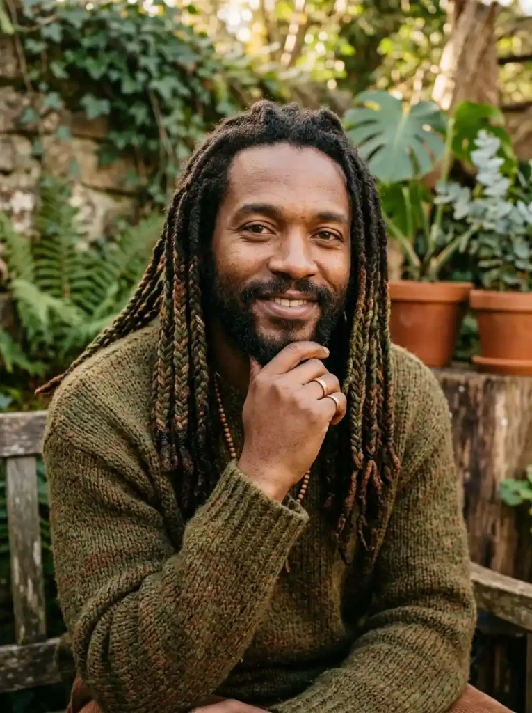20 Box Braids for Men That Make a Bold Style Statement 19 Box Braids for Men with Locs Hybrid Style