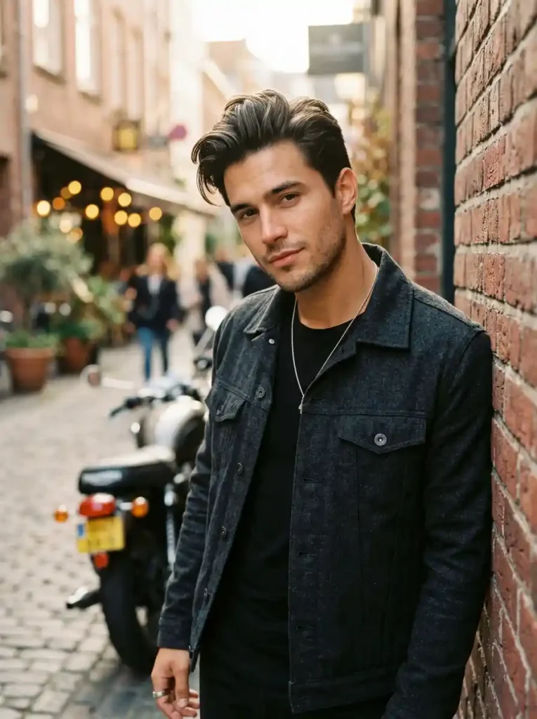 21 Greaser Hairstyles for Men That Define Vintage Cool 19 Contemporary Greaser with Matte Product for Modern Vintage Cool