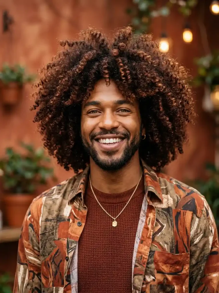 Curly Mess with Defined Volume