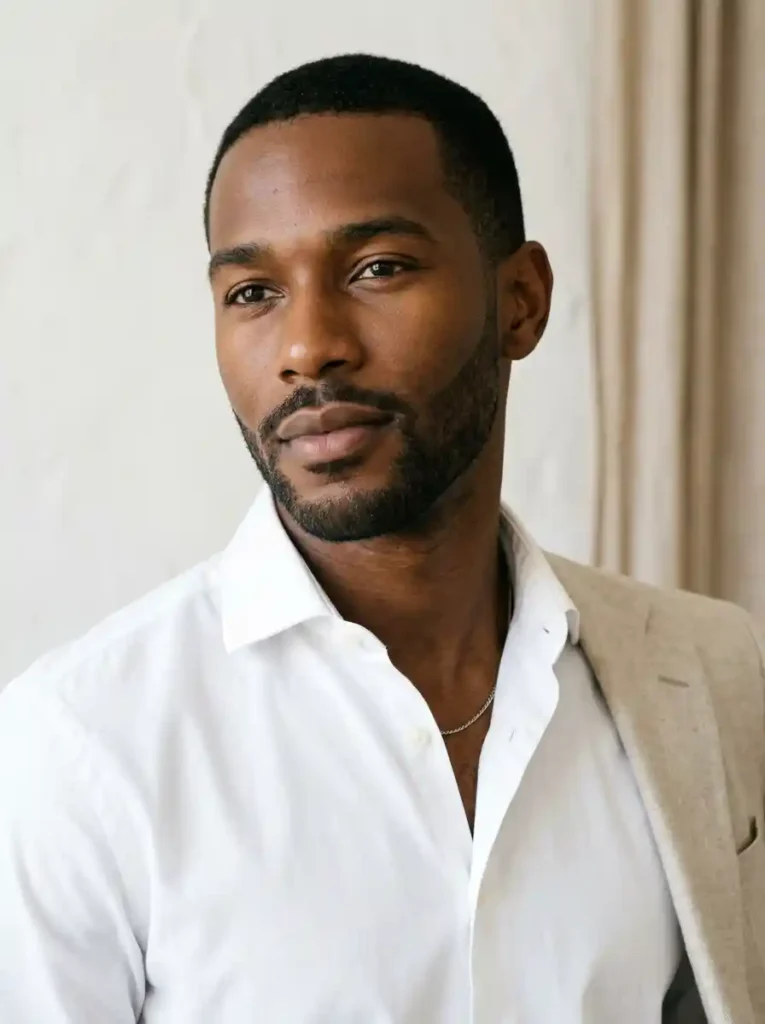 23 Beard Styles for Black Men That Elevate Your Look 12 Designer Stubble with Line Up for Effortlessly Elevated Clean