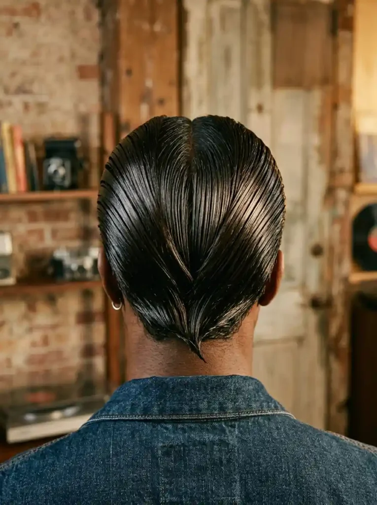 21 Greaser Hairstyles for Men That Define Vintage Cool 2 Ducktail with Side Sweep for Classic Greaser Architectural Cool