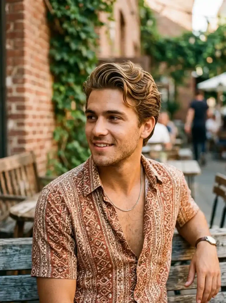 21 Greaser Hairstyles for Men That Define Vintage Cool 13 Greaser with Natural Waves for Organic Vintage Cool Character
