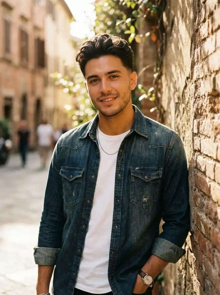 21 Greaser Hairstyles for Men That Define Vintage Cool 7 Greaser with Textured Top for Modern Organic Vintage Cool