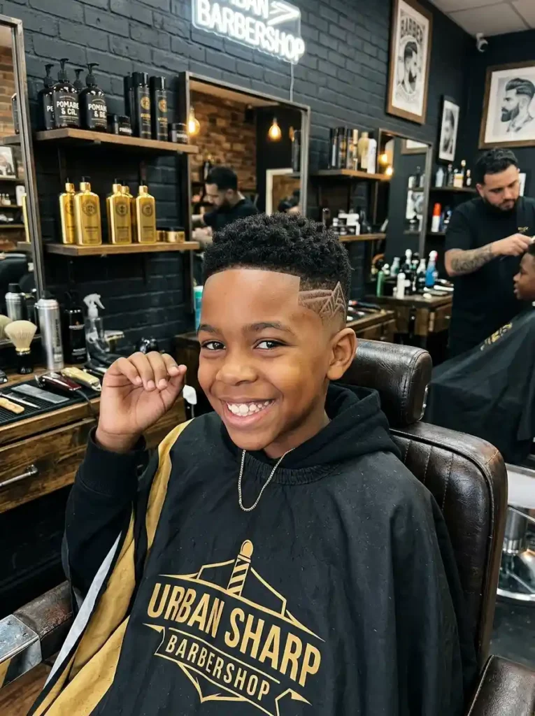 21 Boys Fade Haircuts Every Parent Will Want to Save 6 High Fade with Line Up and Design