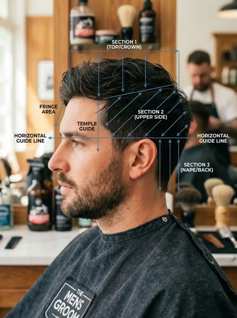 24 How to Do Fade Haircut Like a Pro at Home 4 How to Section the Hair Before Starting the Fade