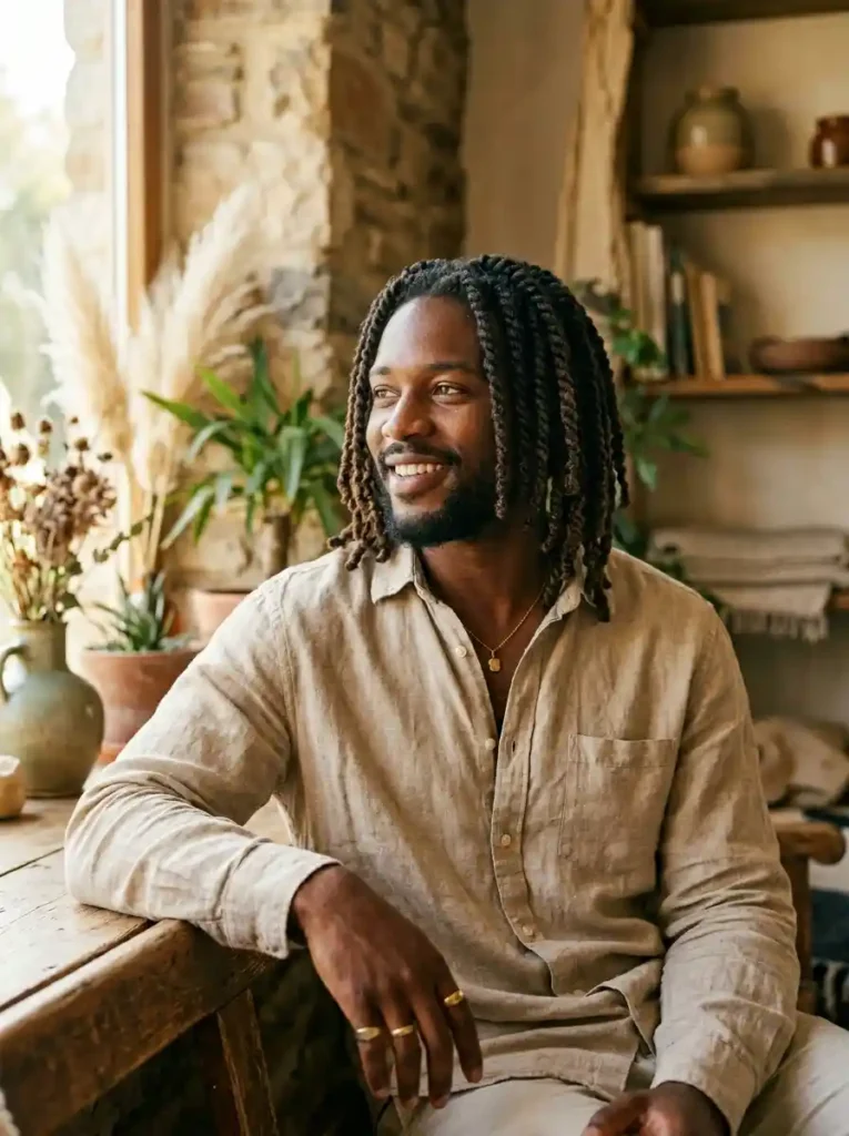 21 Twist Hairstyles for Men That Instantly Upgrade Your Style 15 Invisible Locs Twist for the Most Natural Beautiful Faux Loc