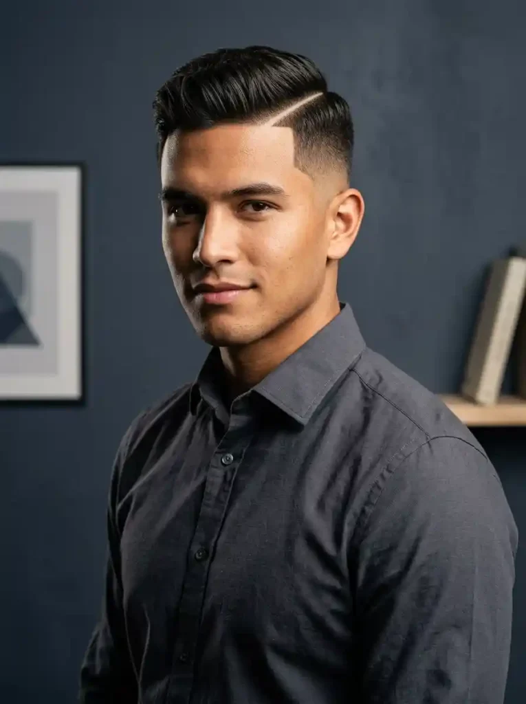 24 Ivy League Haircut Ideas for a Clean Professional Look 4 Ivy League with Defined Hard Part for Graphic Clean Individual