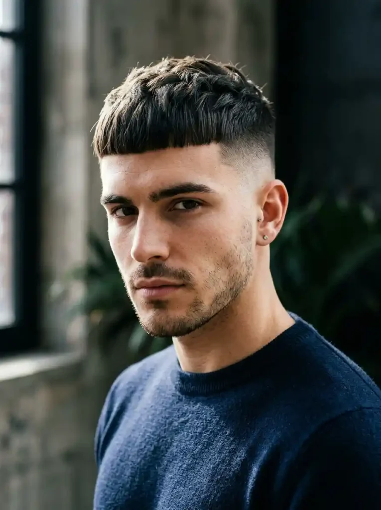 Modern Textured Crop for Effortlessly Sharp Clean Style