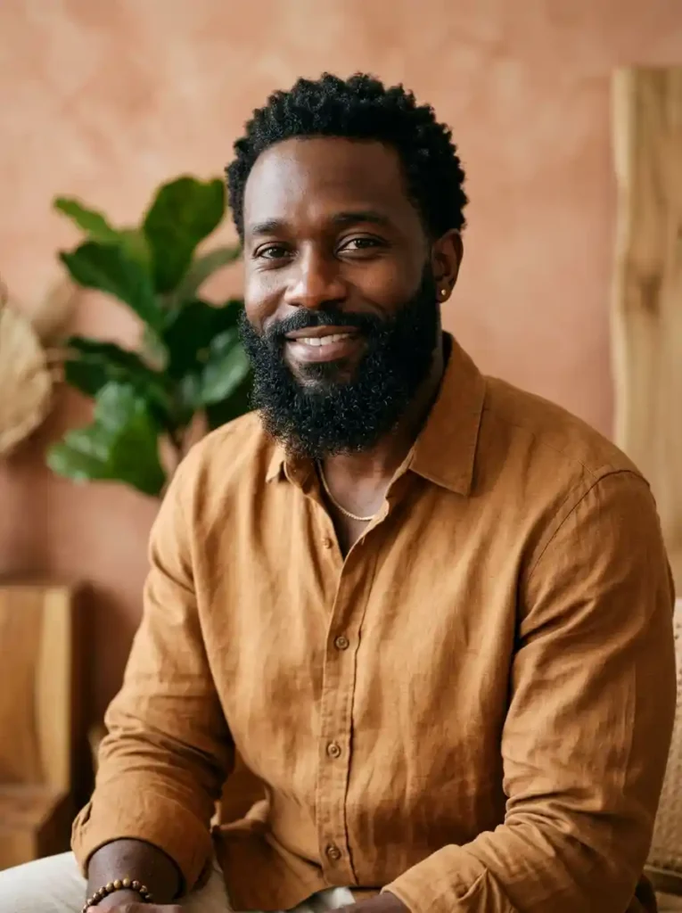 23 Beard Styles for Black Men That Elevate Your Look 15 Natural Coily Beard Embraced for Cultural Authentic Elevation
