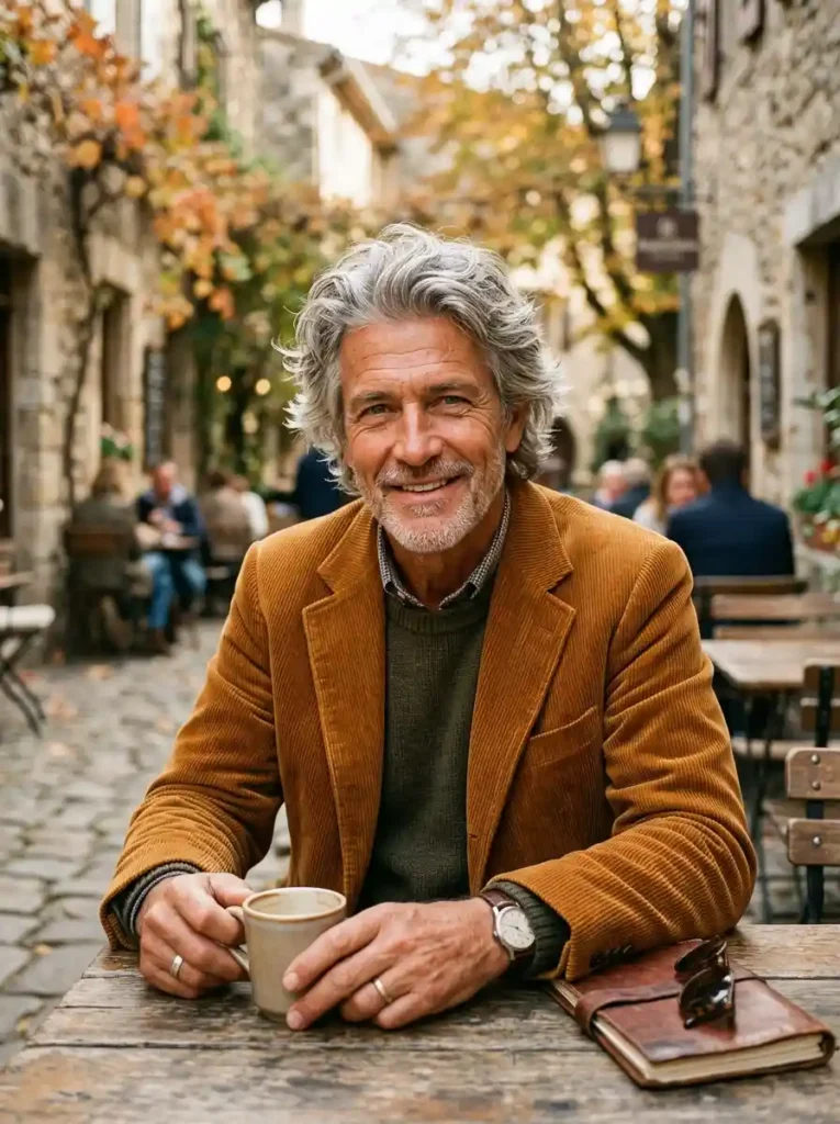 22 Grey Hairstyles Men Can Wear With Confidence 19 Natural Grey Shag with Layers for Confident Organic Character