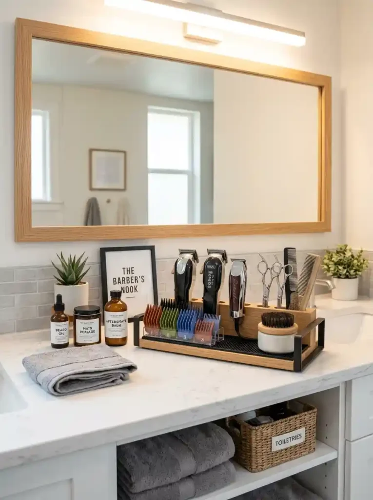24 How to Do Fade Haircut Like a Pro at Home 3 Setting Up Your Home Barbershop Space Correctly