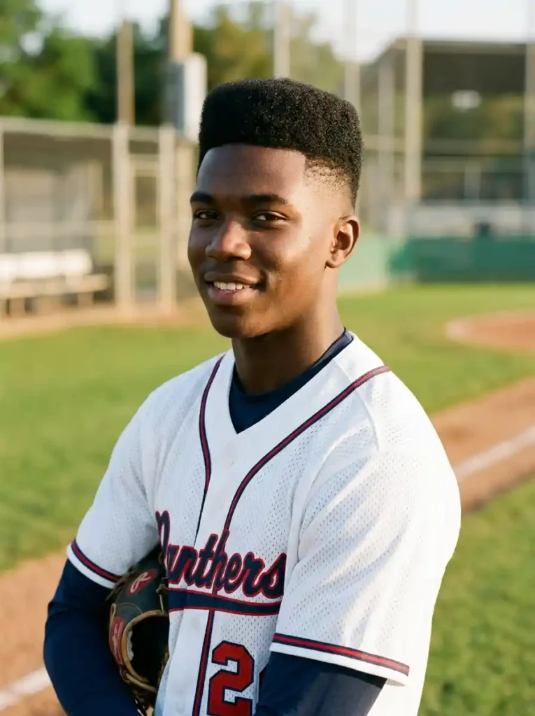21 Baseball Haircuts That Keep Players Looking Sharp 19 Short Box Fade for Clean Modern Cultural Athletic Balance