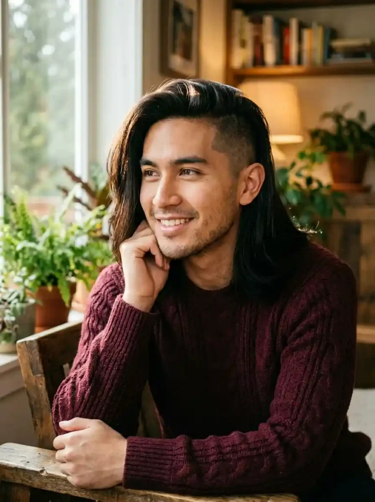 Side Swept Fringe with Natural Volume for Sharp Romantic Style