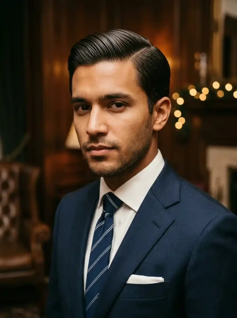 24 Ivy League Haircut Ideas for a Clean Professional Look 20 Slicked Ivy League for Ultimate Professional Formal Power