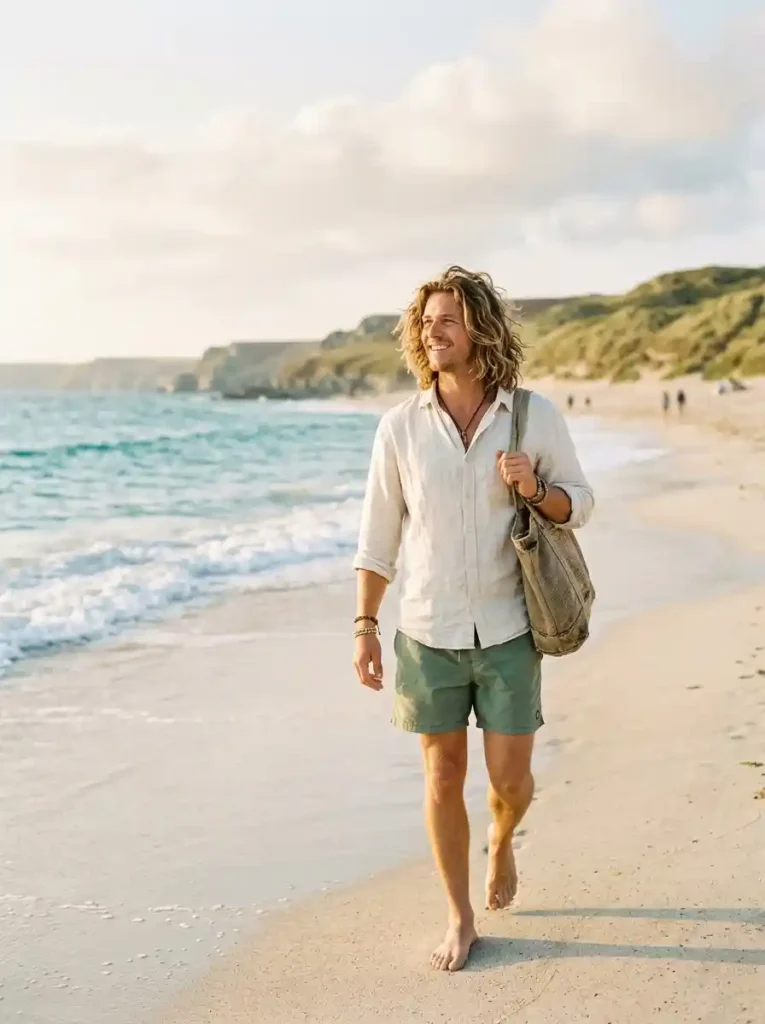 Surfer Inspired Wavy Shag