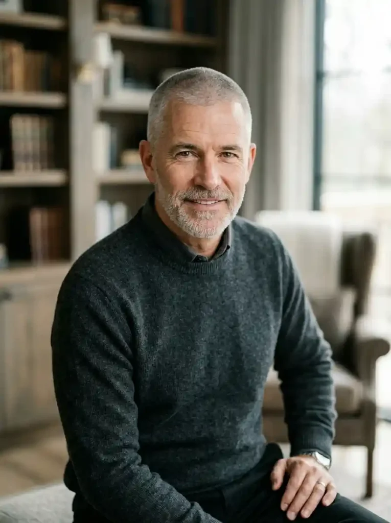 The Butch Cut for Gray Hair Embraces Distinguished Style