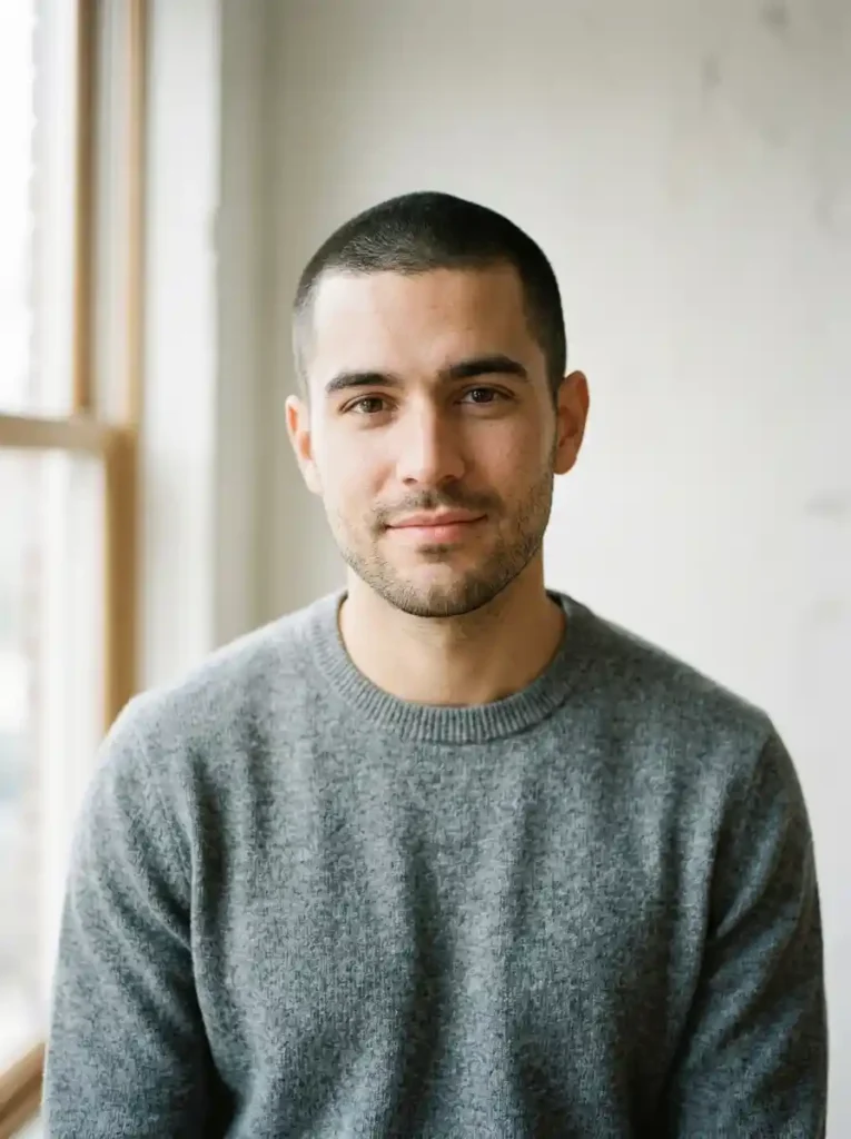 The Buzz Cut Makes a Confident Low Maintenance Statement