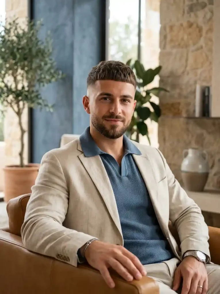 The Caesar Fade — Classic Roman Meets Modern Barber