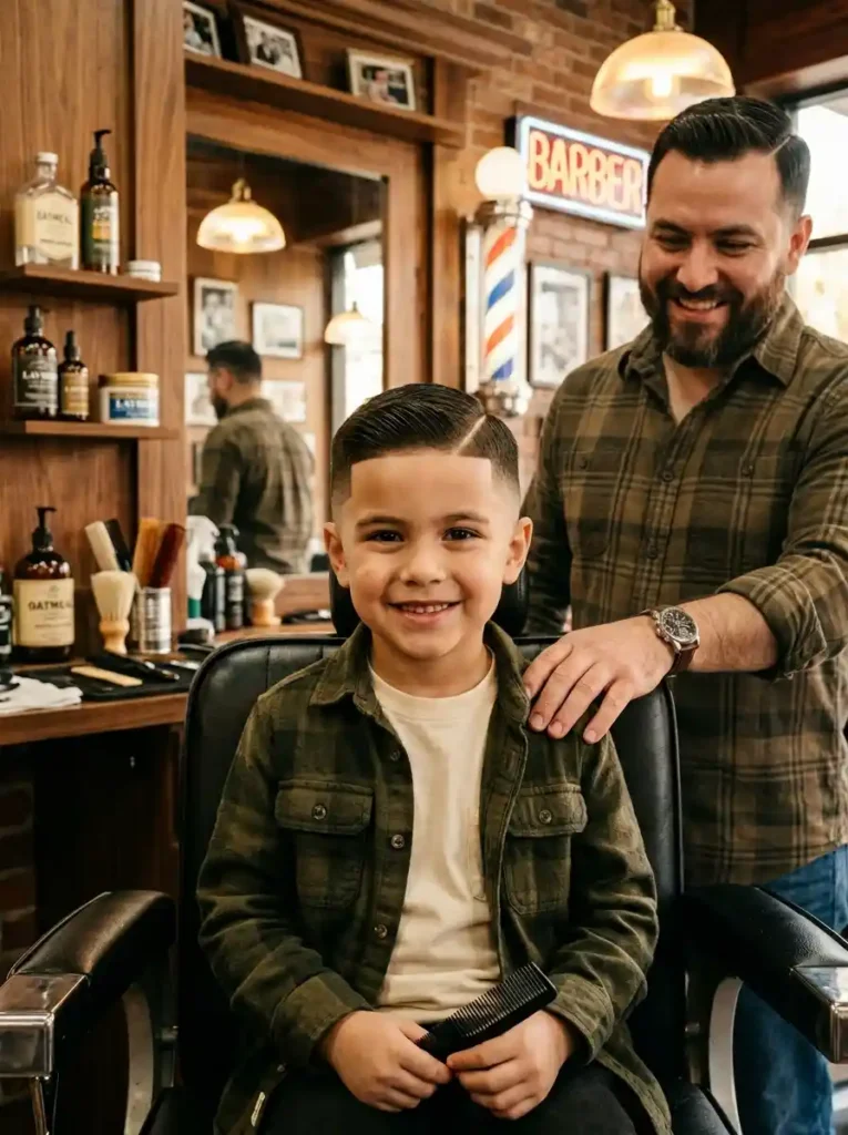 21 Boys Fade Haircuts Every Parent Will Want to Save 1 The Classic Low Fade with Neat Side Part