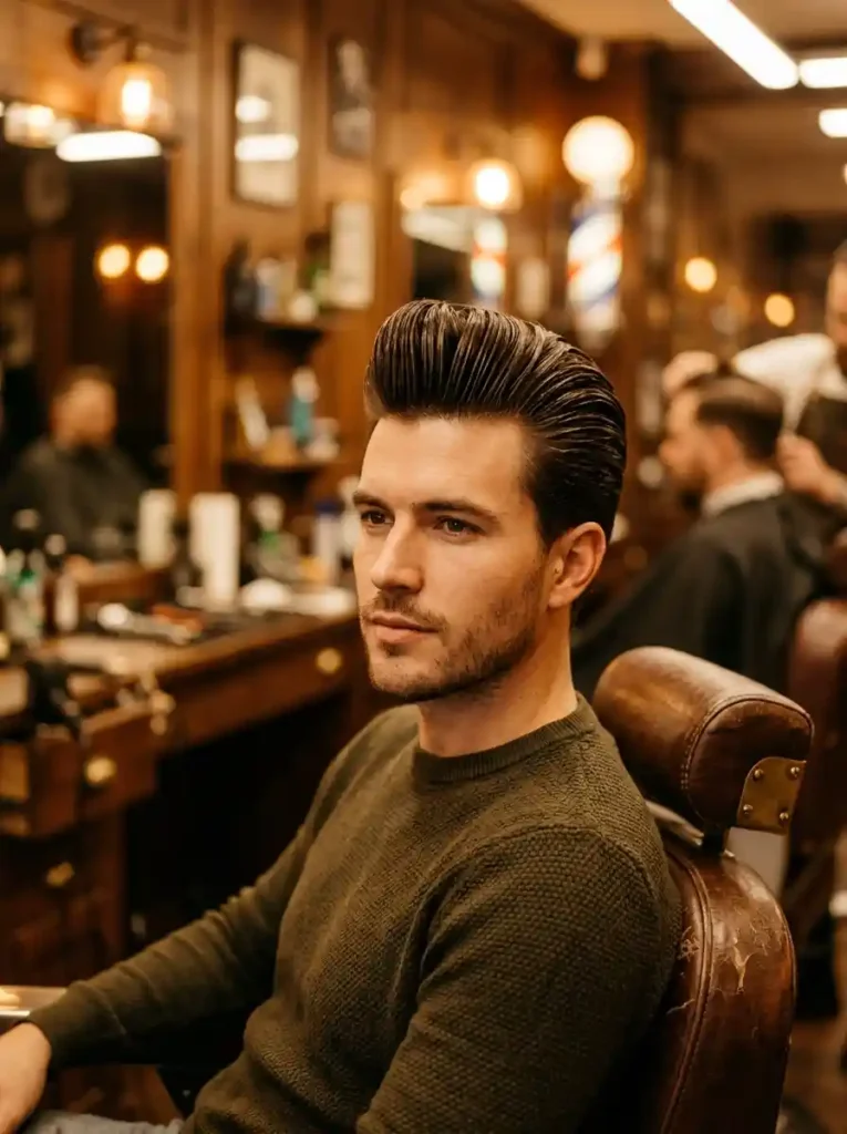 The Classic Pompadour Returns With Modern Polish