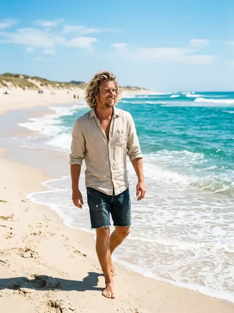24 Chris Hemsworth Haircuts Worth Copying This Year 11 The Effortless Beach Wave — Byron Bay off Duty