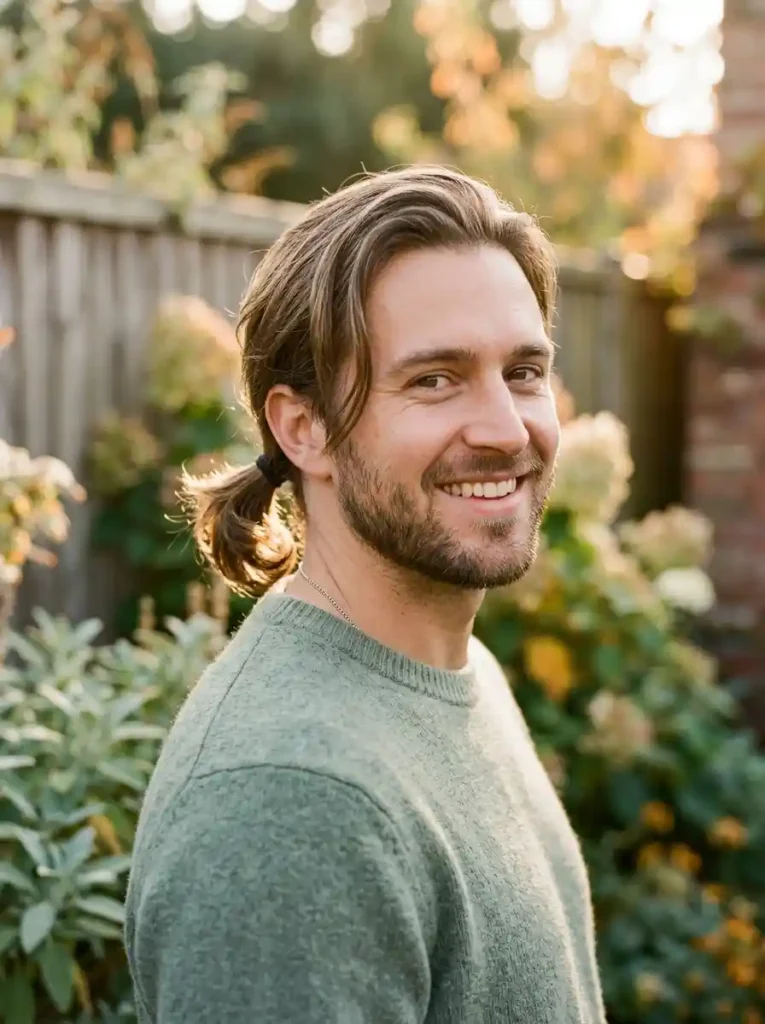 21 Mens Ponytail Hairstyles That Blend Style and Confidence 21 The Grow Out Ponytail — The Beautiful Journey Phase