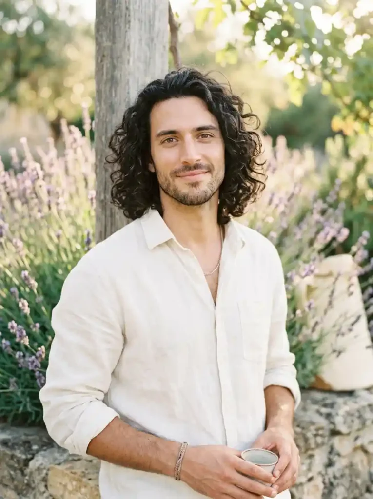 The Loose Curls With Length Add Romance to Oval Faces