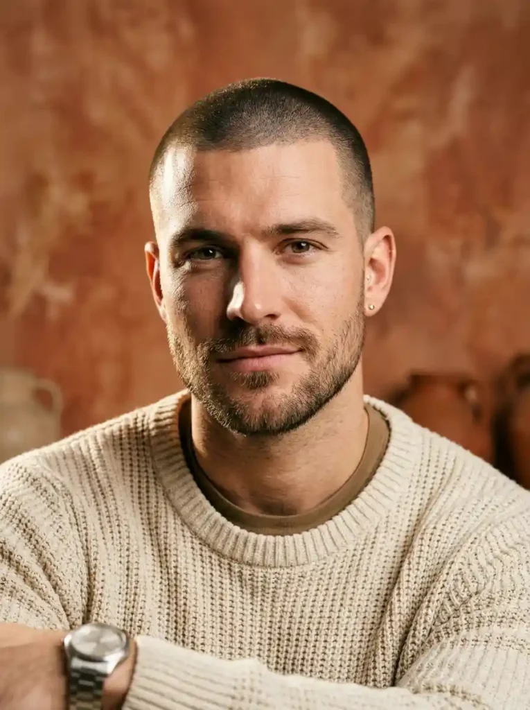 23 Hairstyles for Men With Thin Hair That Add Instant Volume 6 The Low Maintenance Buzz — Confidence Through Simplicity