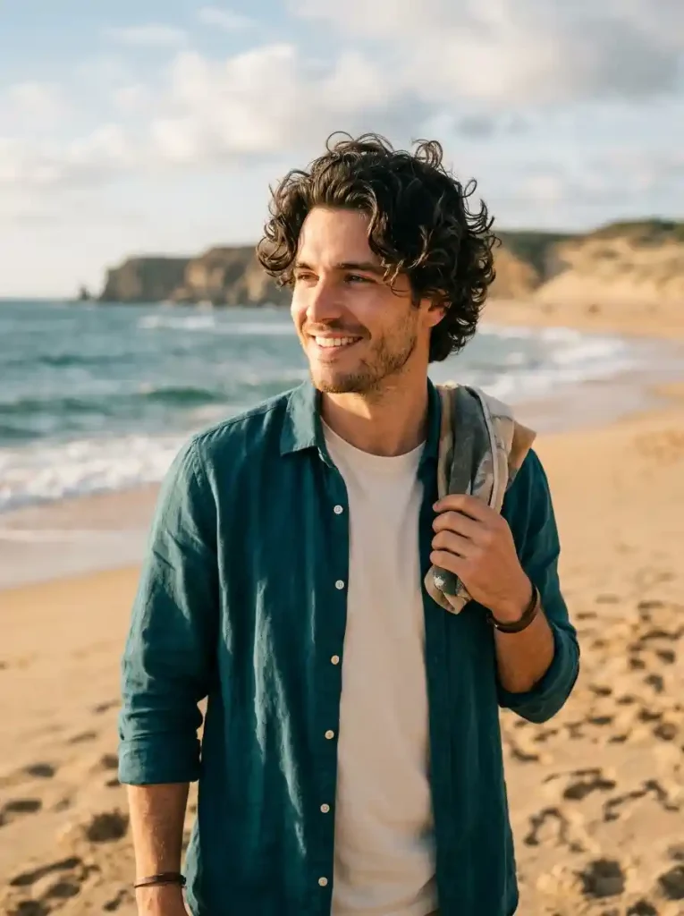 23 Hairstyles for Men With Thin Hair That Add Instant Volume 19 The Natural Wave Enhancement — Working With What Exists