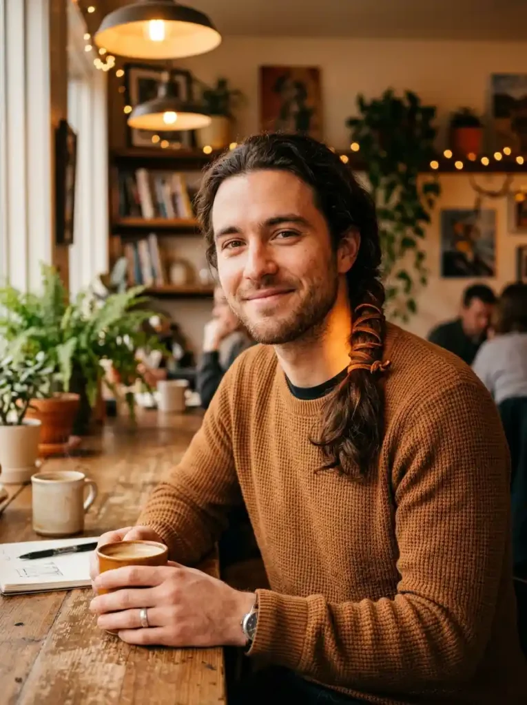 21 Mens Ponytail Hairstyles That Blend Style and Confidence 13 The Ponytail With Hair Accessories — Personal Style Made Visible