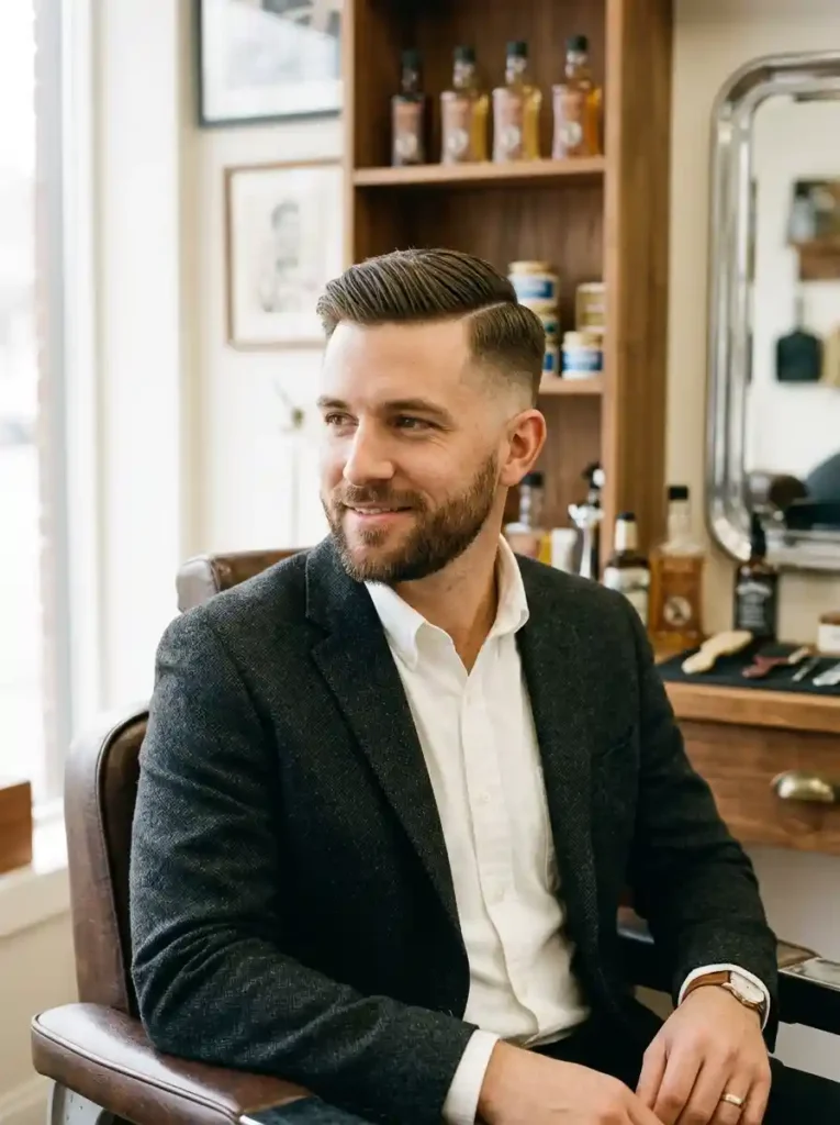 The Side Part Fade — Crisp Timeless Consistently Sharp 1