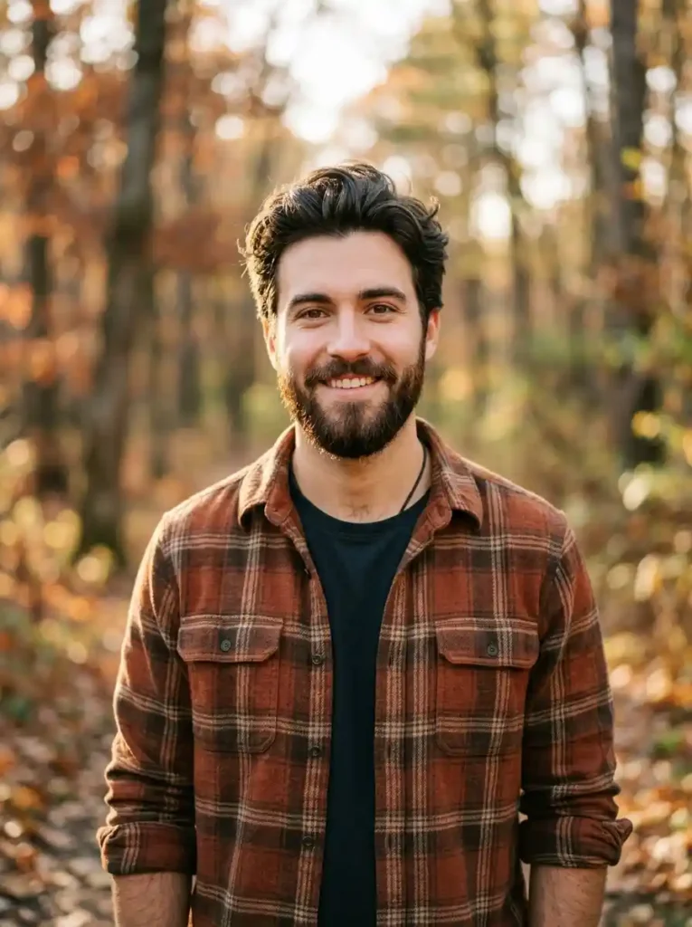 The Textured Top With Beard Balances Heart Shaped Chins