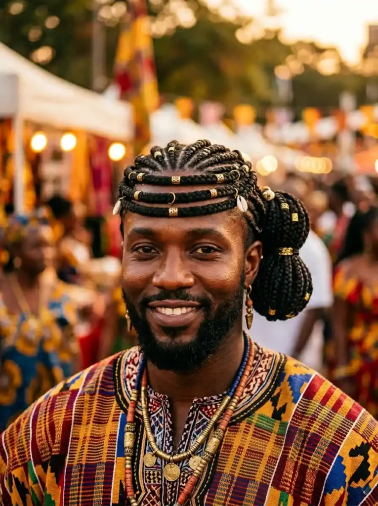 The Tribal Inspired Multi Braid Crown With Layered Buns