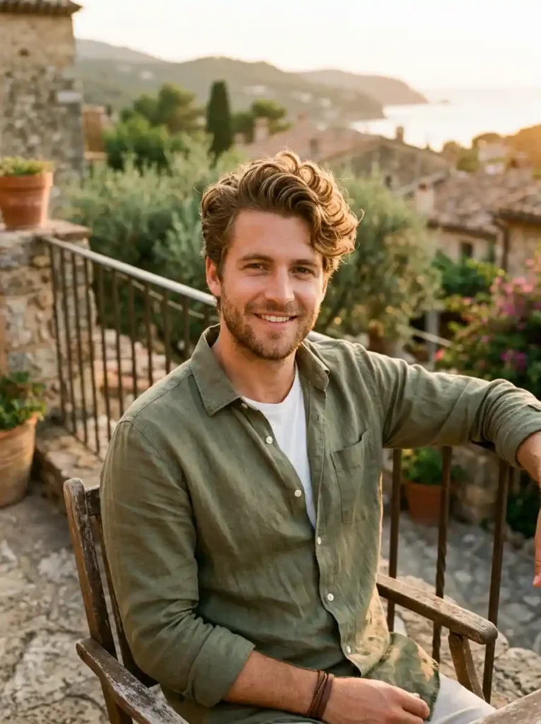 23 Pompadour Hairstyles Men Love for Timeless Style 14 The Wavy Pompadour That Embraces Natural Texture