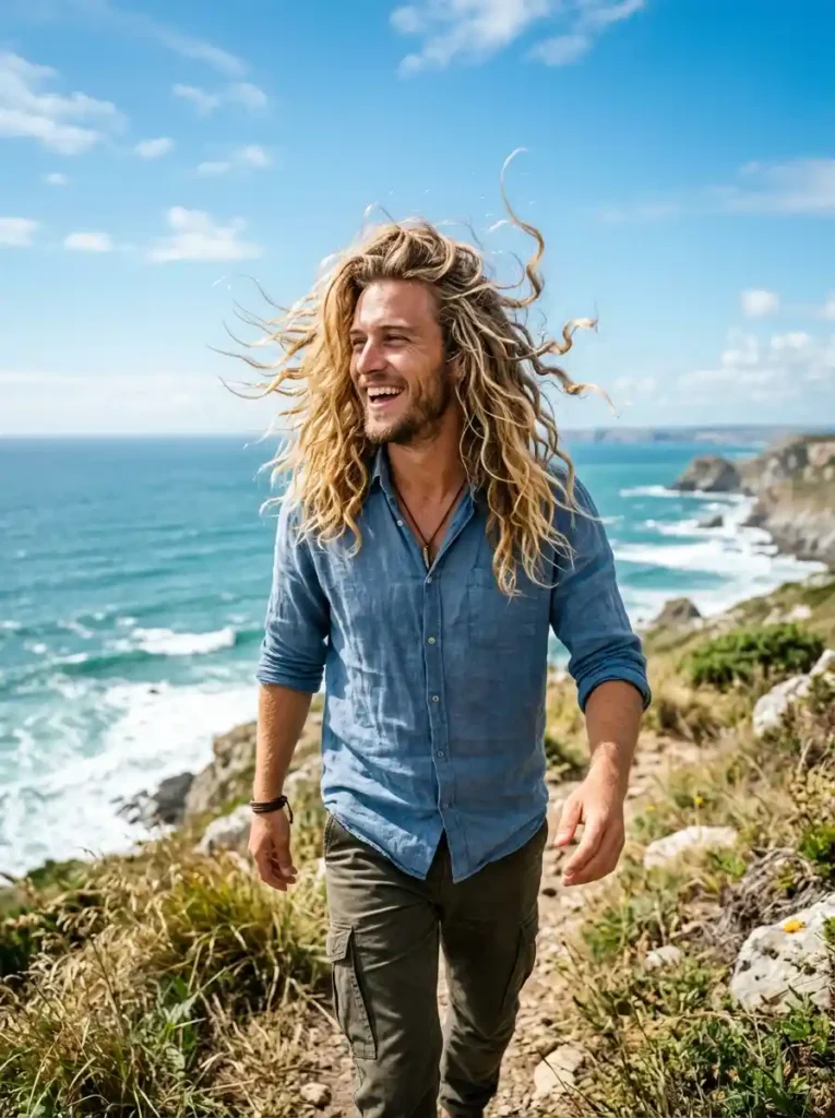 24 Chris Hemsworth Haircuts Worth Copying This Year 15 The Wind Tousled Long Style — Movement as the Statement