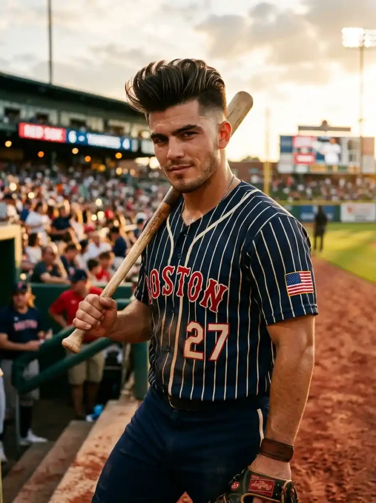 21 Baseball Haircuts That Keep Players Looking Sharp 13 Undercut Pompadour for the Most Dramatic Baseball Bold