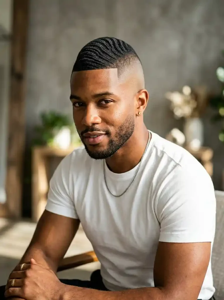 24 Black Mens Mohawk Hairstyles That Stand Out Anywhere 16 Waves Mohawk for the Most Clean Sleek Wave Pattern