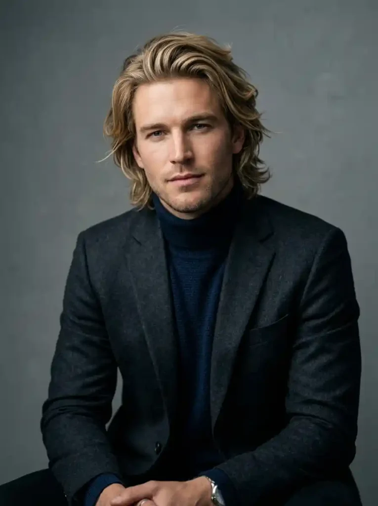 Blonde Bro Flow Hairstyle