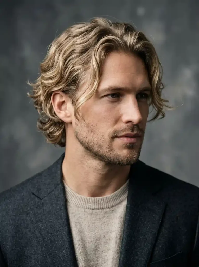 Blonde Loose Wavy Hairstyle