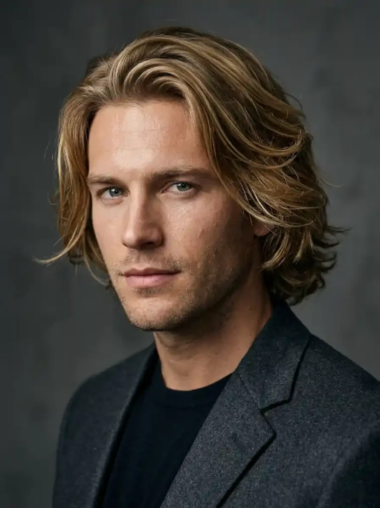 Blonde Medium Length Layered Cut