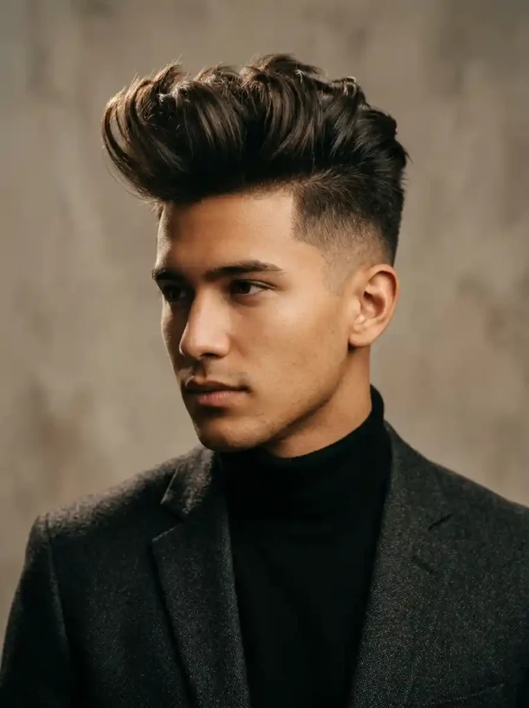 Blowout Undercut with Volume Top for Structural Big Volume Modern