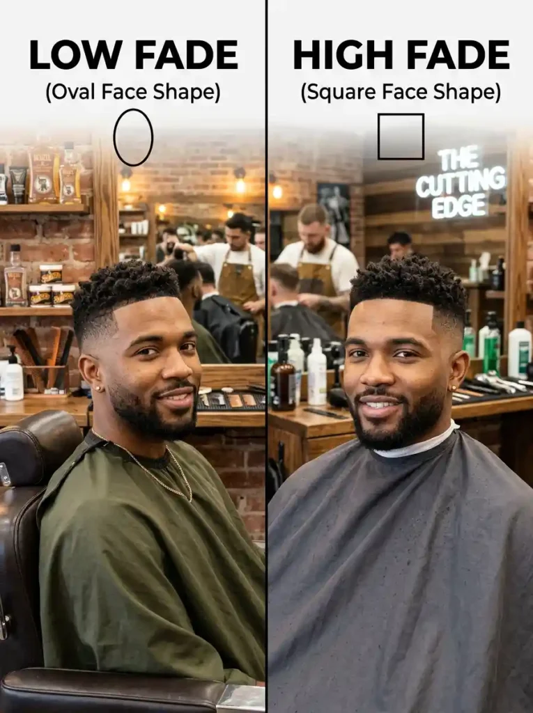 Choosing the Right Fade for Your Face Shape 1