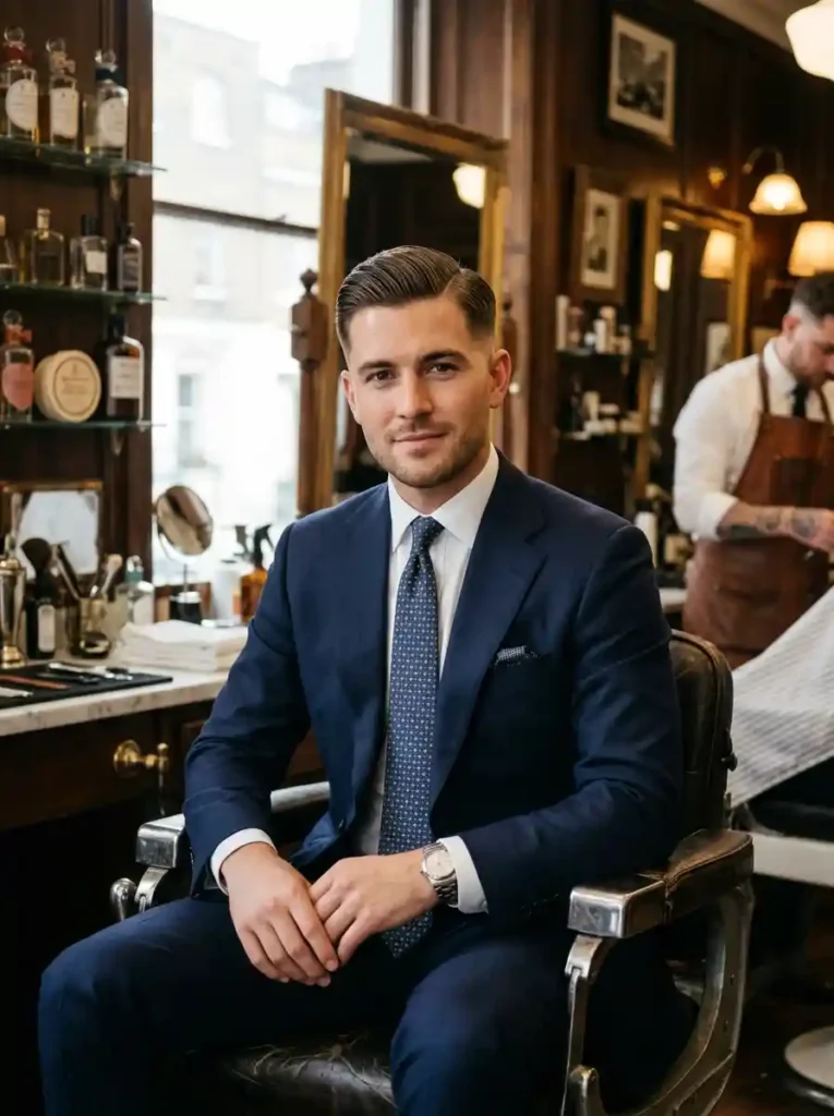 Classic Gentleman Side Part