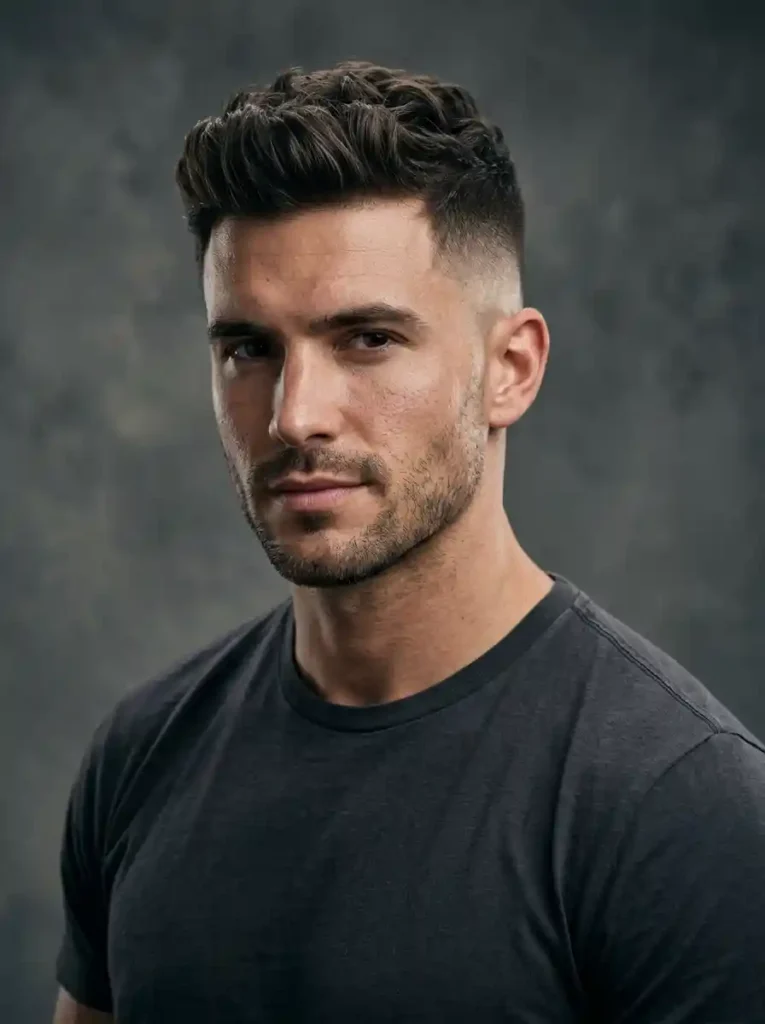 Clean High Fade with Texture
