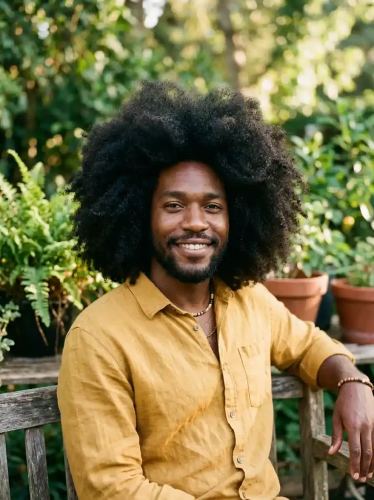 Freeform Afro for the Most Authentically Individual Natural Expression